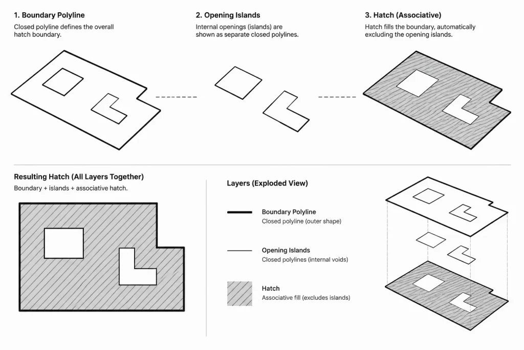 Architectural CAD Hatch Patterns: A Practical Workflow for Clear, Stable Drawings architectural CAD illustration