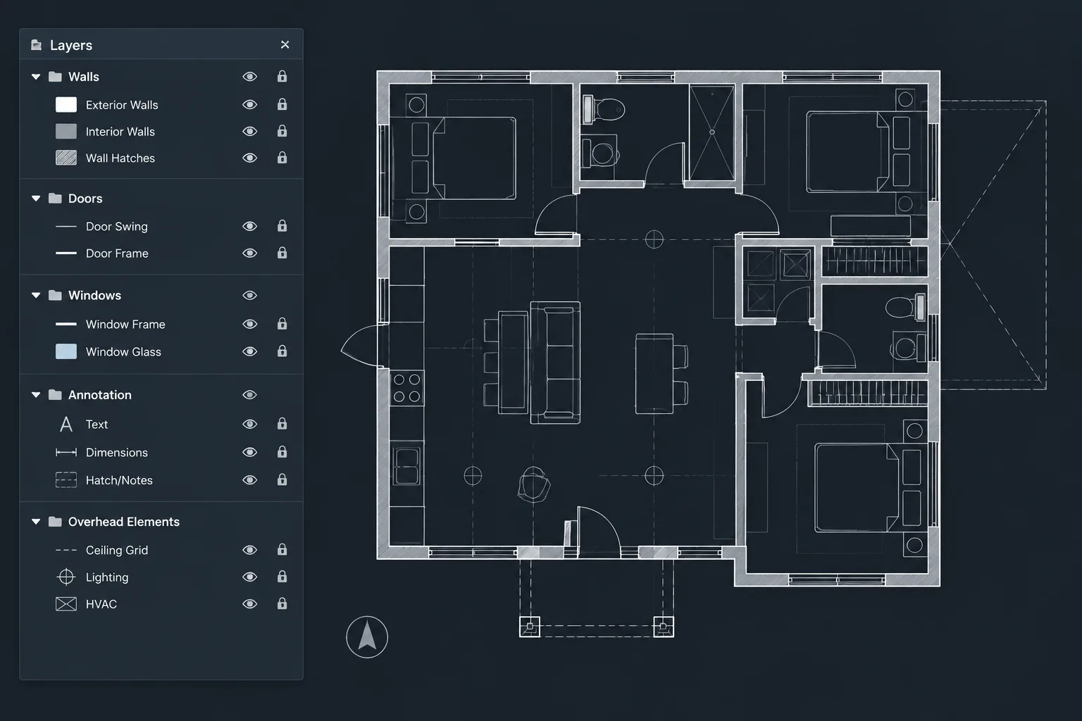Architectural CAD Layer Naming: A Practical Framework for Clear DWG Files