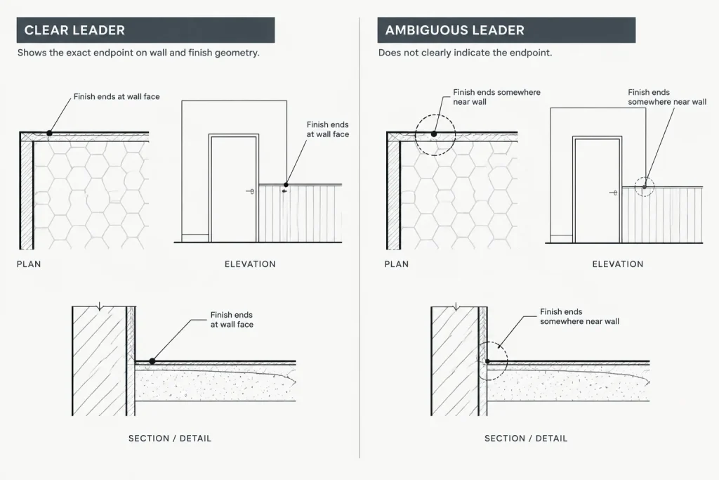 Architectural CAD Leaders and Note Callouts: A Practical Annotation Workflow architectural CAD illustration