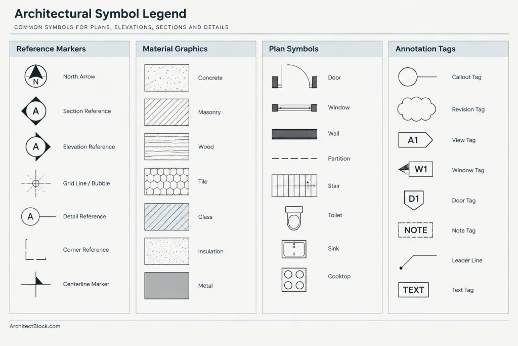 Architectural CAD Legends and Symbol Keys: A Practical Coordination Workflow architectural CAD illustration