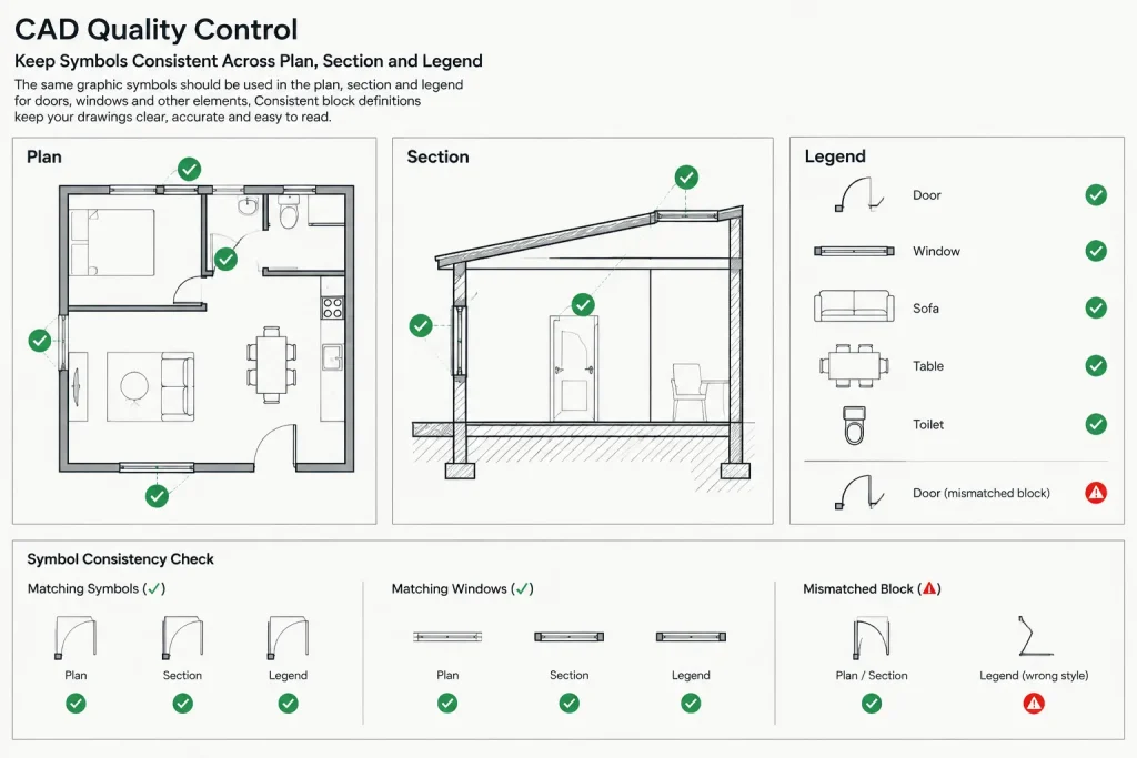 Architectural CAD Legends and Symbol Keys: A Practical Coordination Workflow architectural CAD illustration
