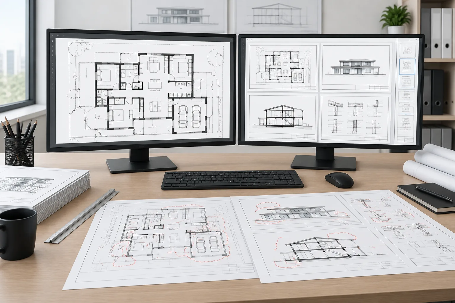 Architectural CAD Pre-Issue Checklist: Reviewing DWG Files and PDF Sheets