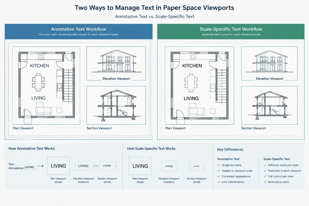 Architectural CAD Text Styles: A Practical Workflow for Readable Drawing Sets architectural CAD illustration
