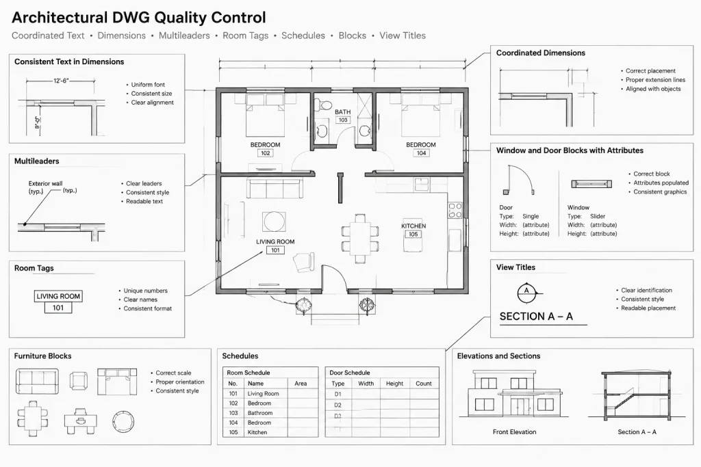 Architectural CAD Text Styles: A Practical Workflow for Readable Drawing Sets architectural CAD illustration
