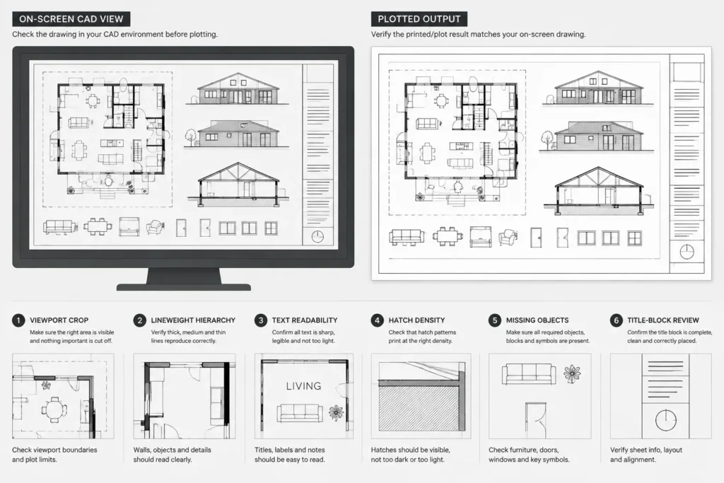 Architectural DWG Quality Control: A Practical Pre-Issue Checklist architectural CAD illustration