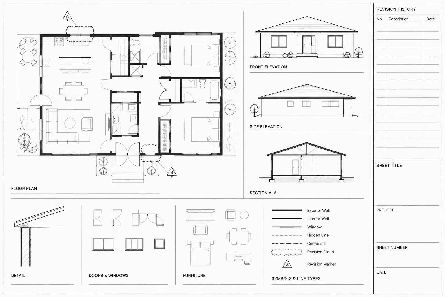 Architectural Revision Clouds and Delta Tags in CAD: A Controlled Drawing Workflow
