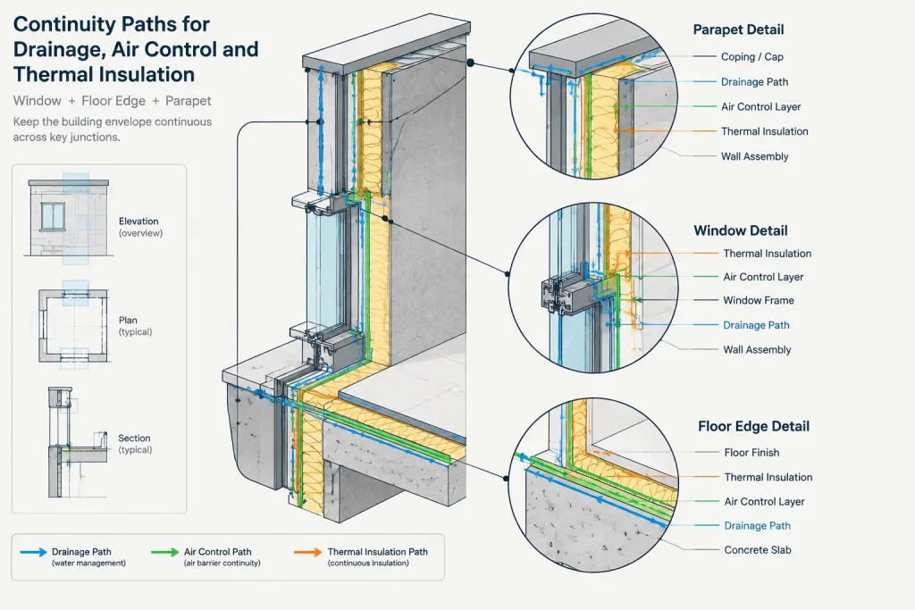 Architectural Wall Sections in CAD: A Practical Coordination Workflow architectural CAD illustration