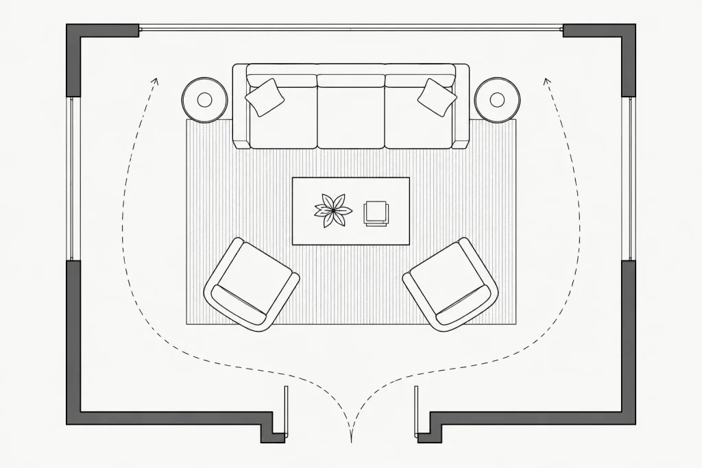 Armchair CAD Blocks architectural CAD illustration