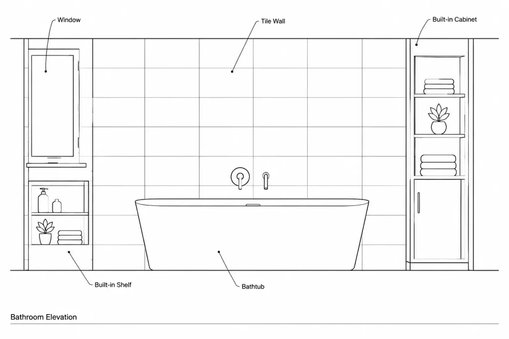 Bathtubs CAD Blocks: Free DWG Files for AutoCAD Drawings architectural CAD illustration