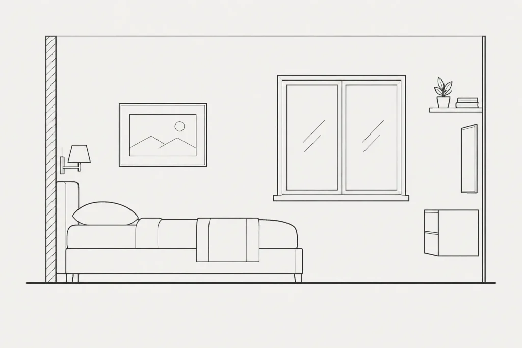 Beds Side View CAD Block | AutoCAD DWG File Download architectural CAD illustration