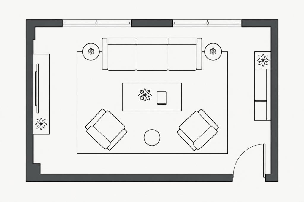 Couches and Sofas in Plan DWG: Free AutoCAD Block Download architectural CAD illustration