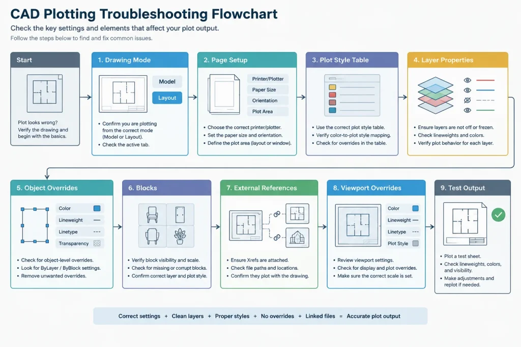 CTB vs. STB Plot Styles: A Practical Architectural CAD Workflow architectural CAD illustration