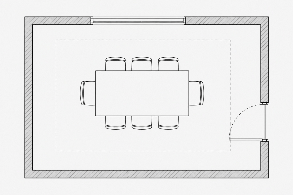 Dining Room Sets CAD Blocks: Free DWG Files for AutoCAD architectural CAD illustration