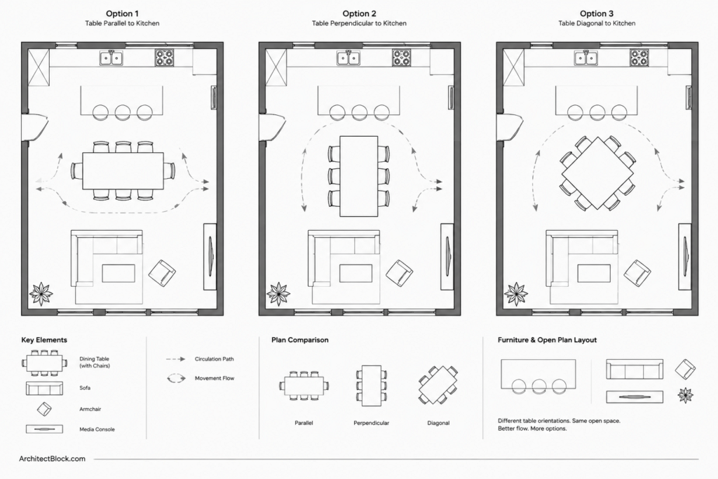 Dining Room Sets CAD Blocks: Free DWG Files for AutoCAD architectural CAD illustration