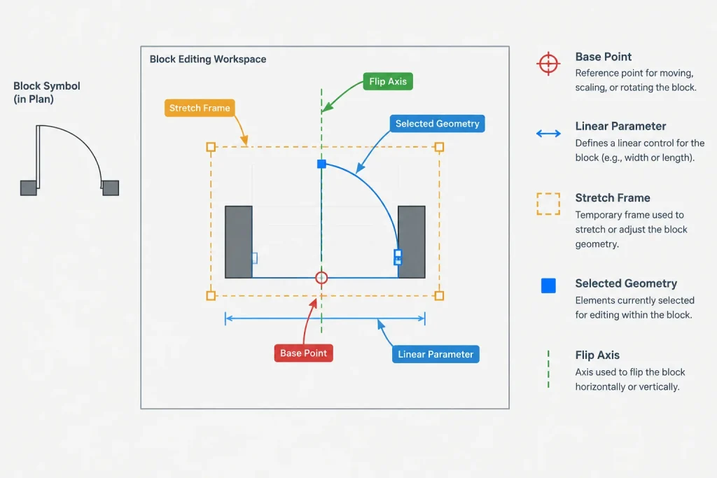 Dynamic Blocks in Architectural CAD: A Practical Setup and Quality-Control Workflow architectural CAD illustration