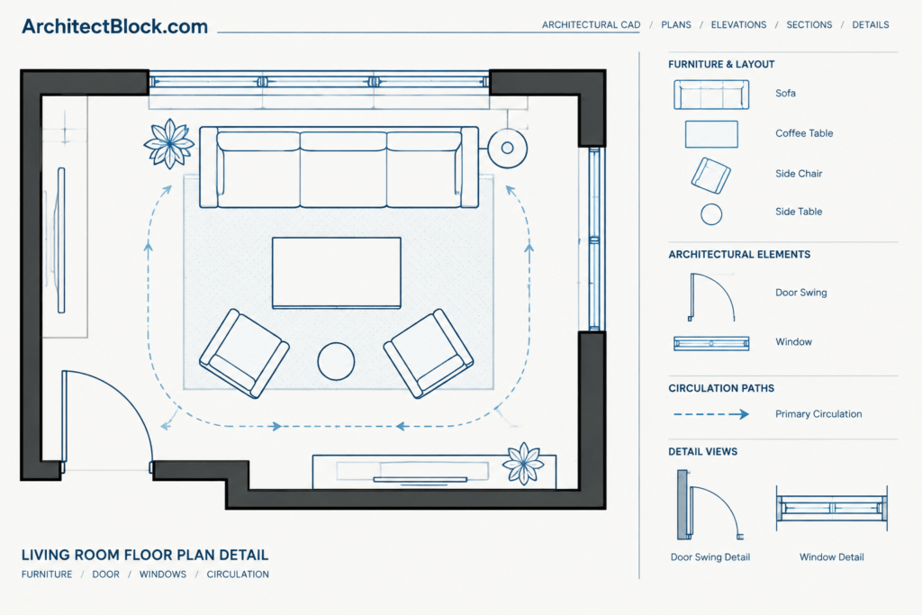 Free Sofa CAD Blocks DWG Files for AutoCAD Drawings architectural CAD illustration
