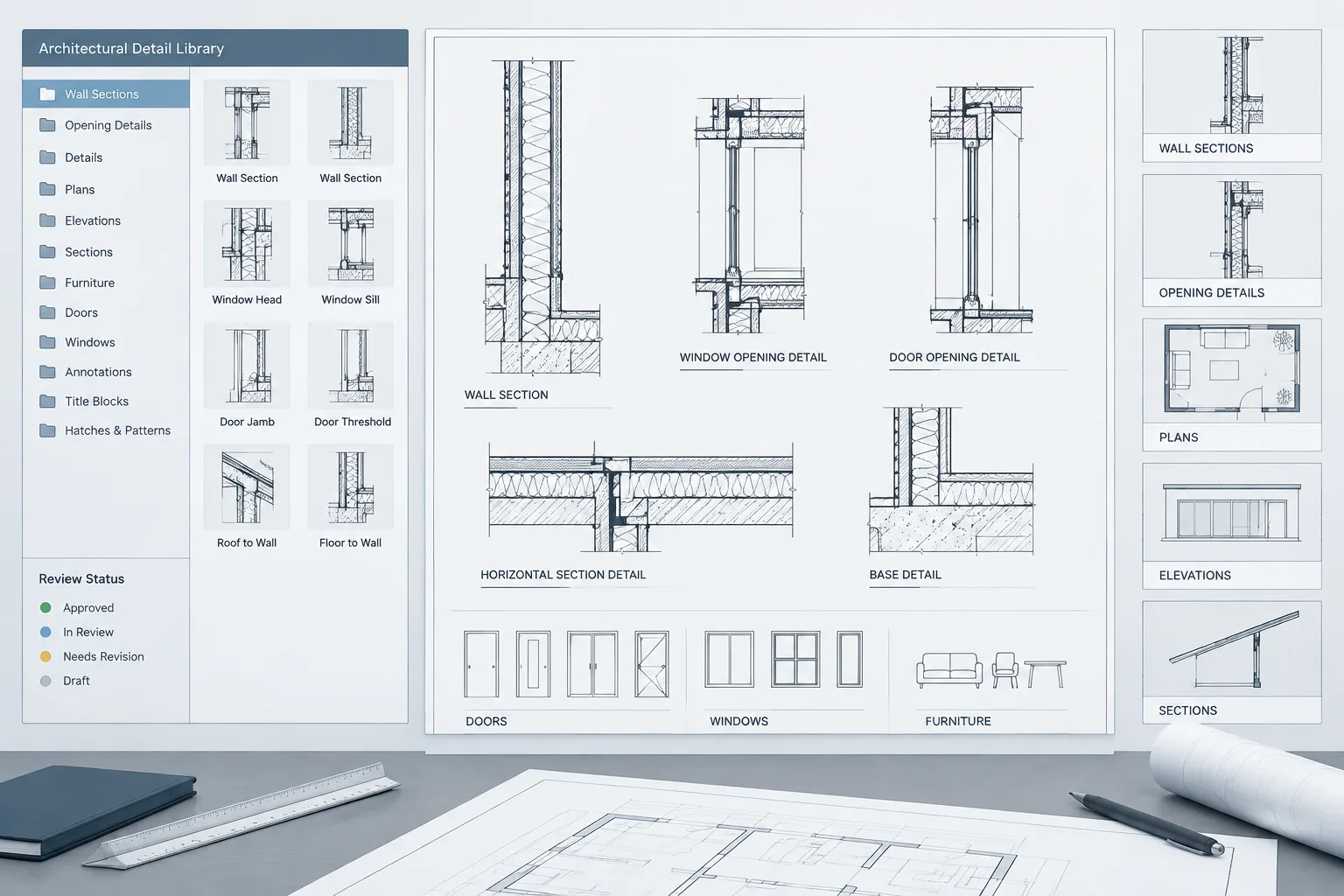 How to Build and Maintain an Architectural CAD Detail Library