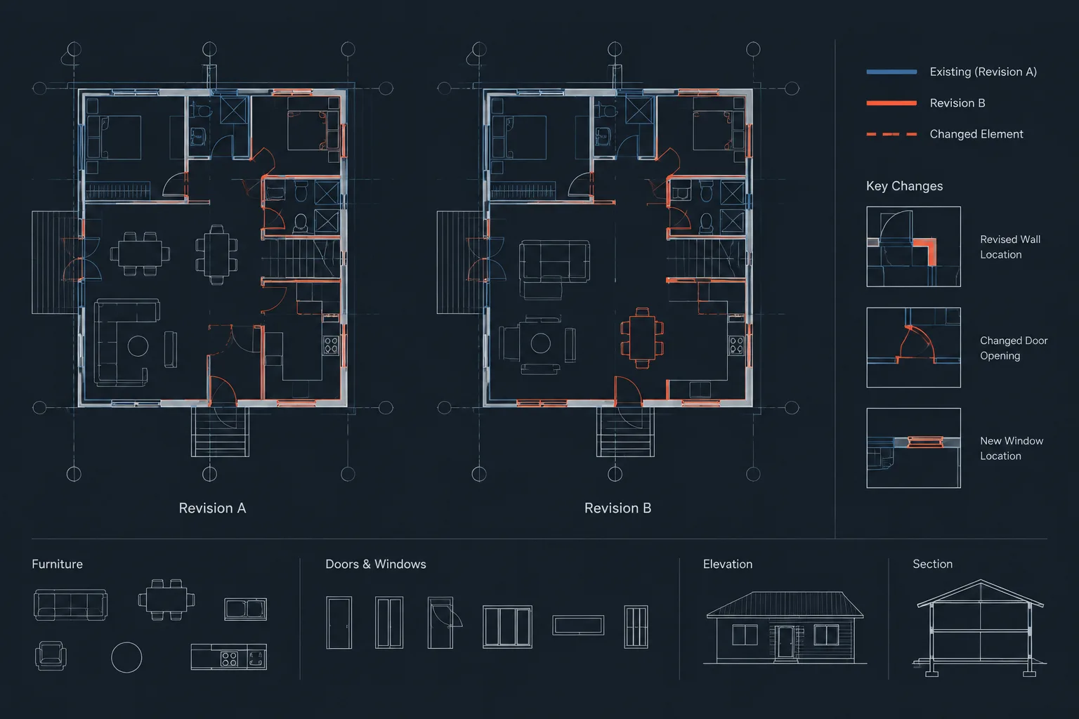 How to Compare Architectural DWG Revisions and Find Meaningful Changes
