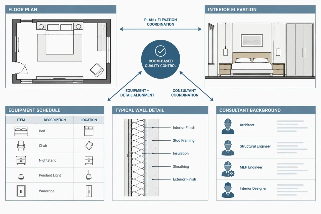 How to Coordinate Mounting Heights in Architectural CAD Drawings architectural CAD illustration