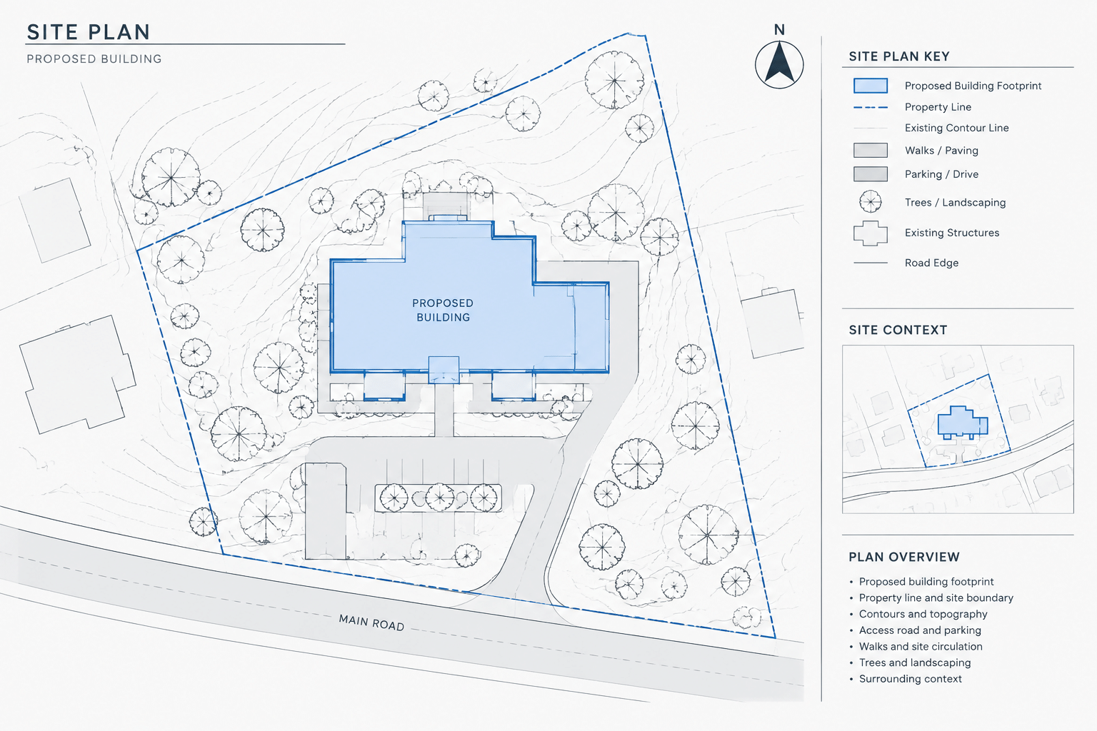 How to Draft an Architectural Site Plan in AutoCAD from a Survey Base