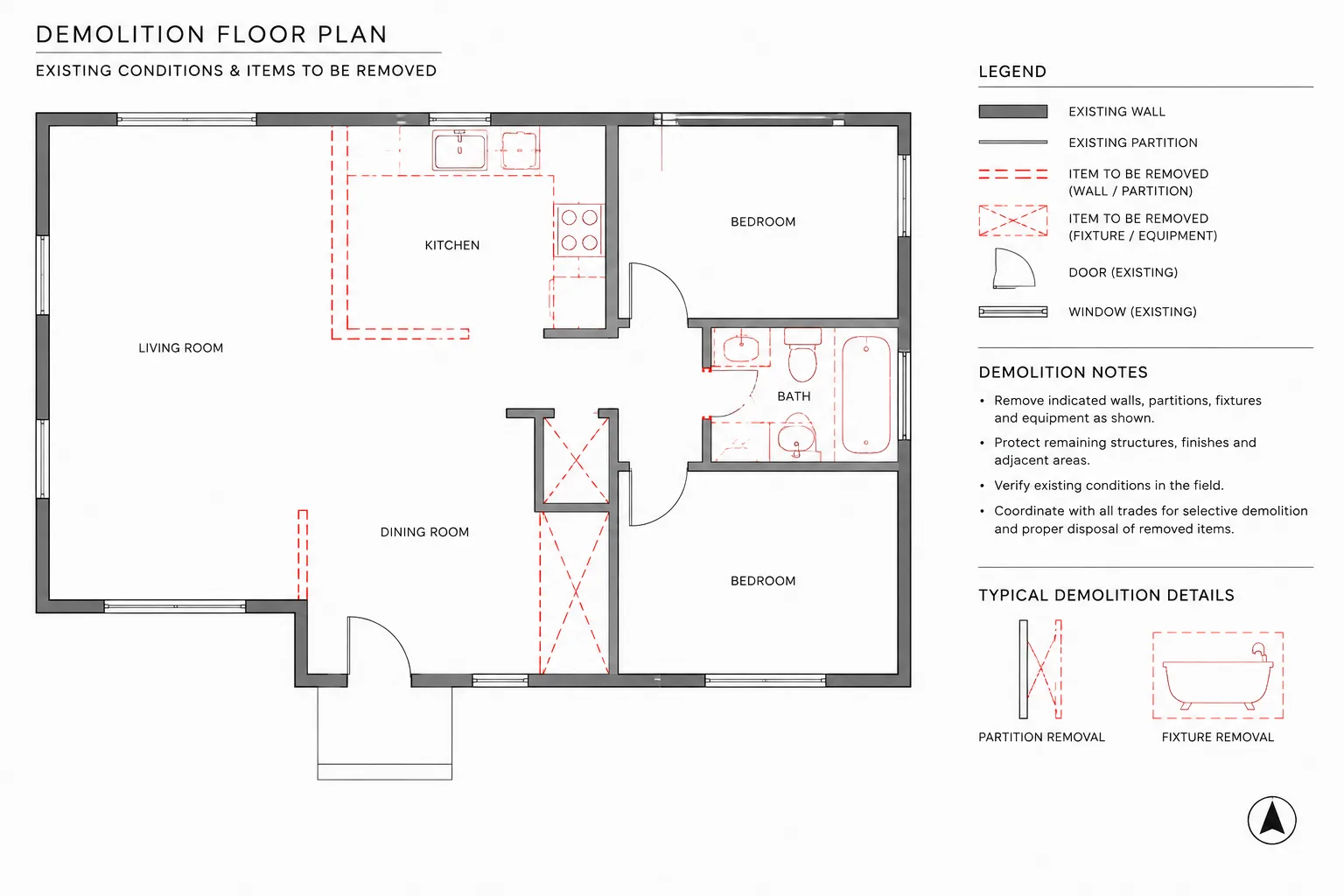 How to Draft and Coordinate Architectural Demolition Plans in CAD