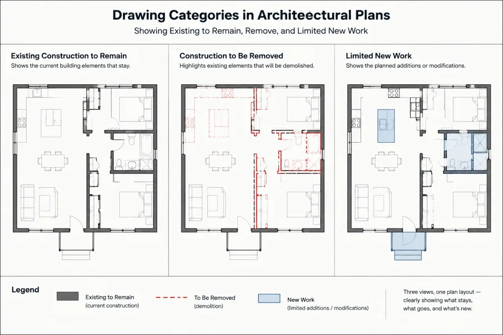 How to Draft and Coordinate Architectural Demolition Plans in CAD architectural CAD illustration