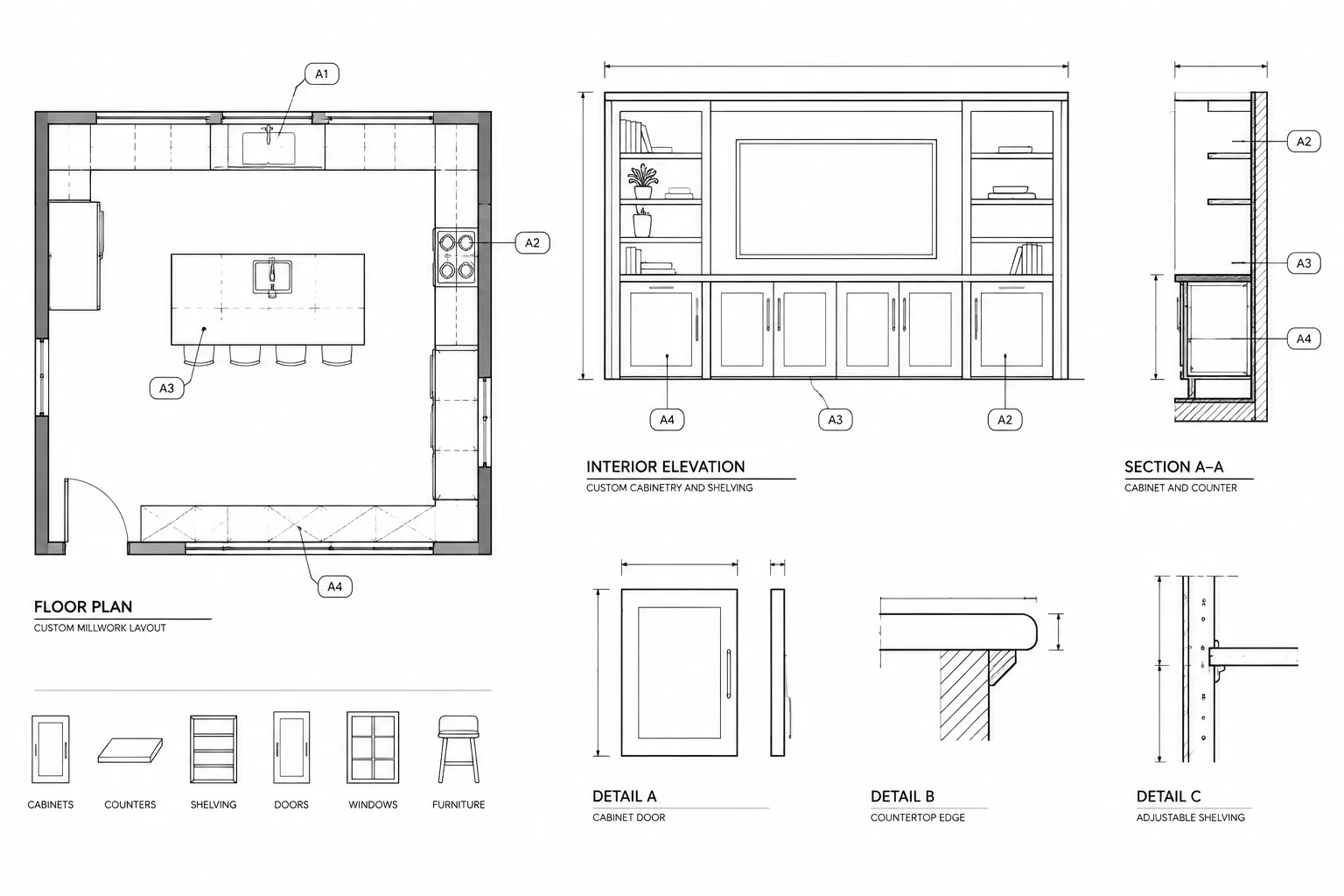 How to Draft and Coordinate Architectural Millwork in CAD