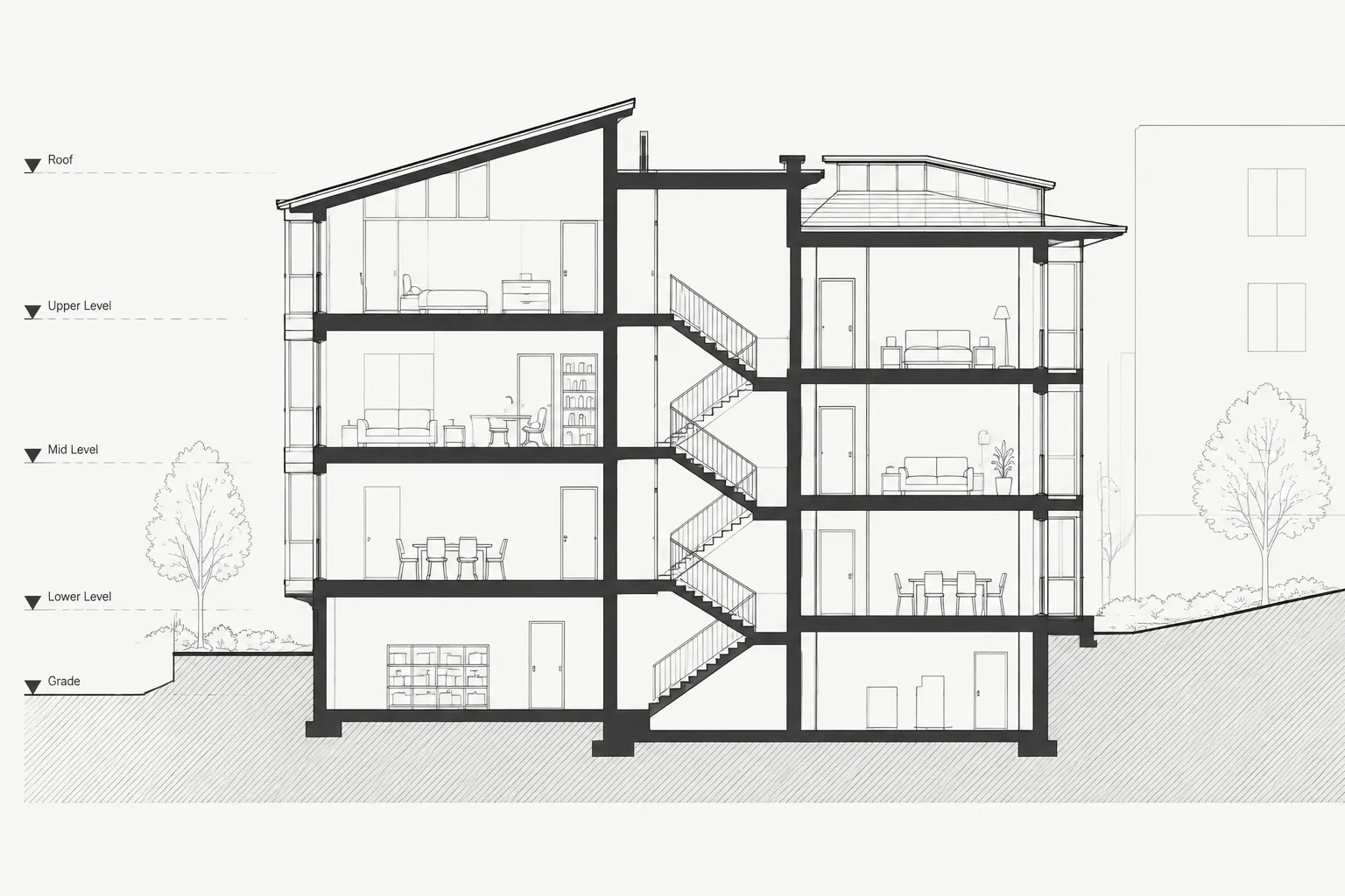 How to Draft and Coordinate Building Sections in Architectural CAD