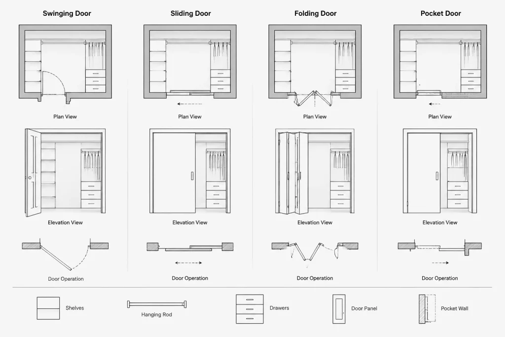 How to Draft and Coordinate Closet and Storage Layouts in Architectural CAD architectural CAD illustration