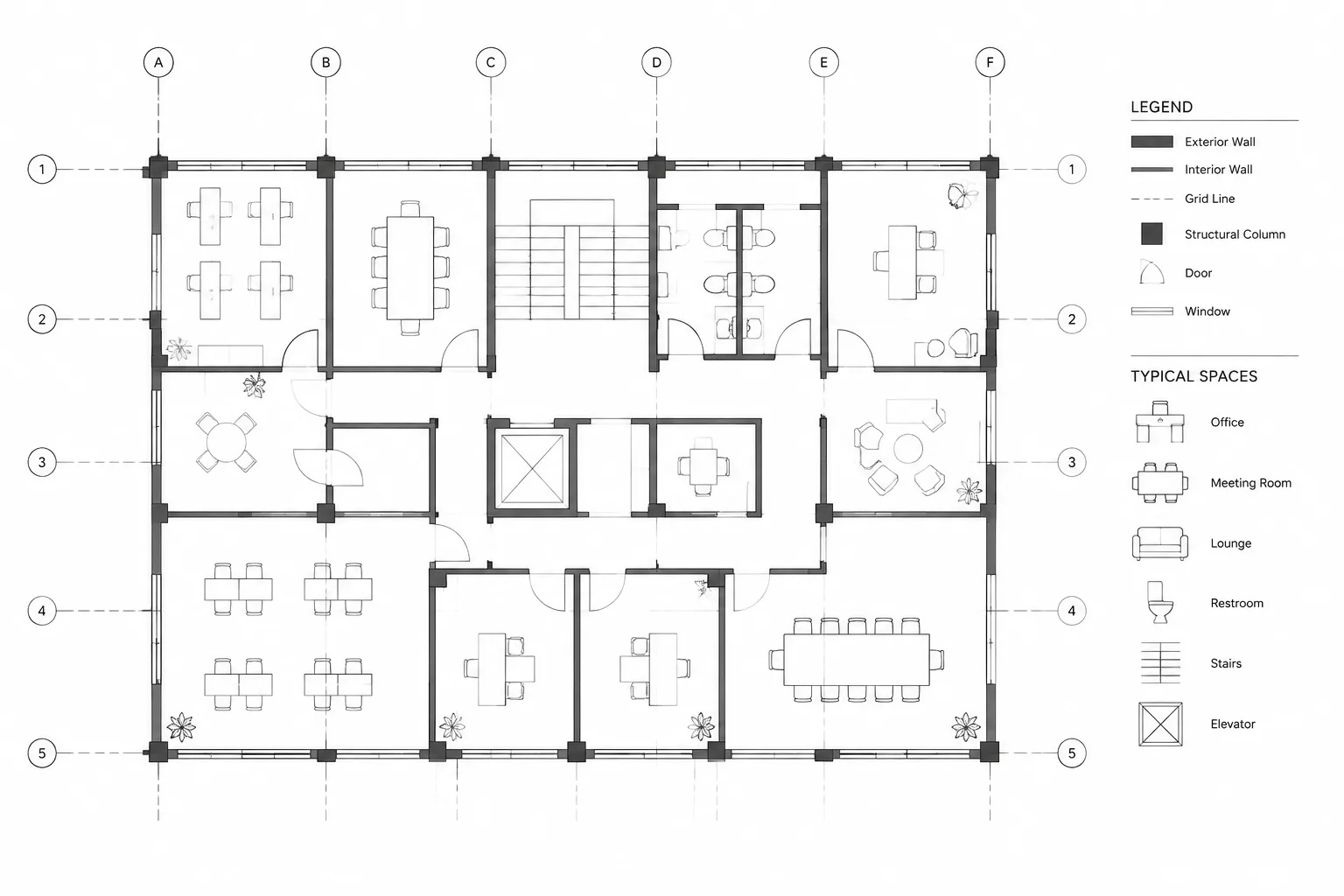 How to Draft and Coordinate Column Grids in Architectural CAD