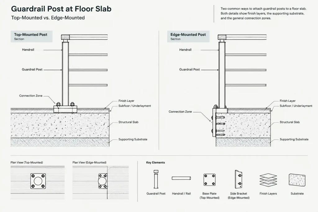 How to Draft and Coordinate Handrails and Guardrails in Architectural CAD architectural CAD illustration