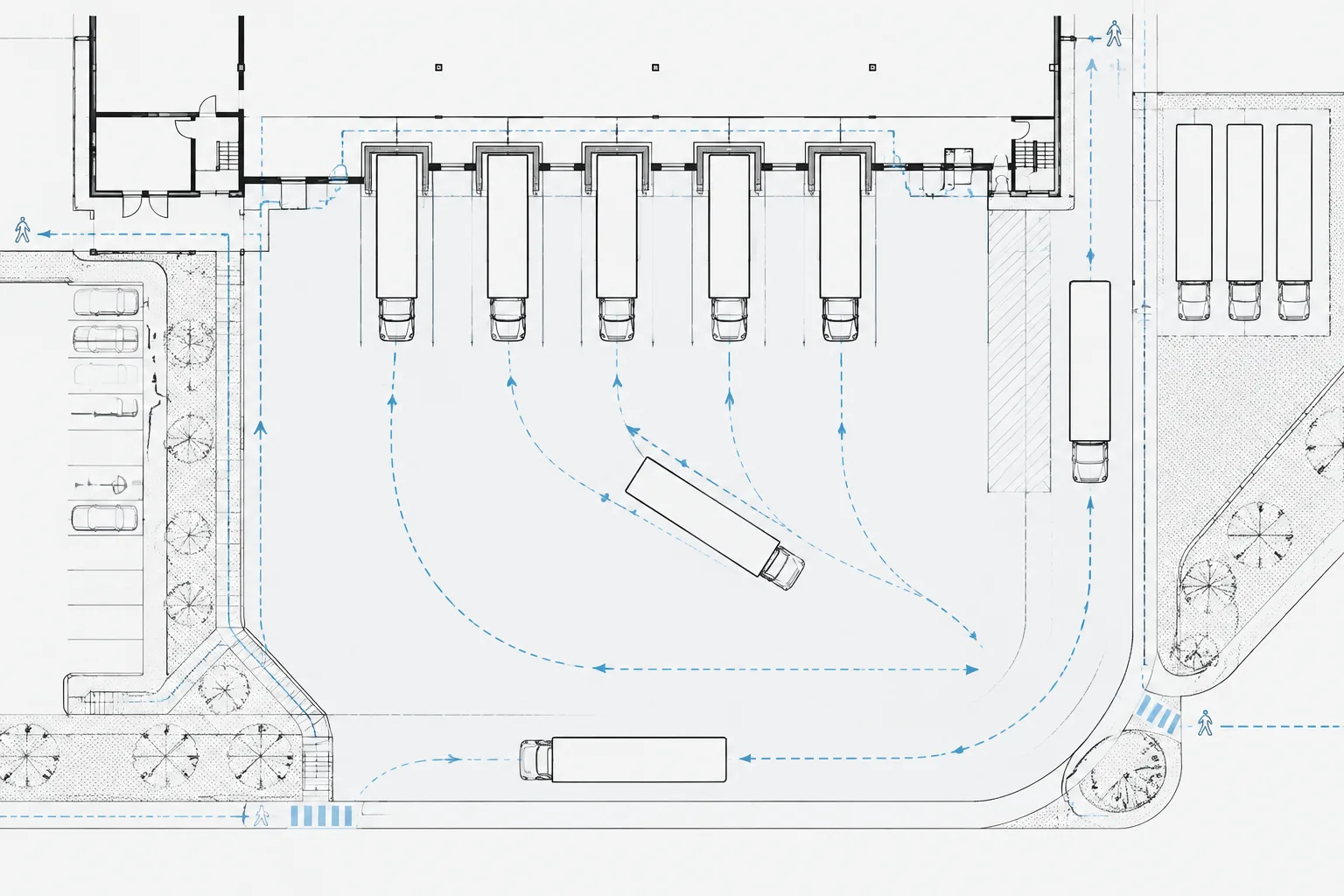 How to Draft and Coordinate Loading Docks in Architectural CAD