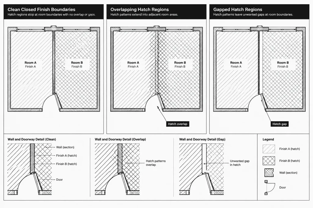 How to Draft and Coordinate Room Finish Plans and Schedules in Architectural CAD architectural CAD illustration