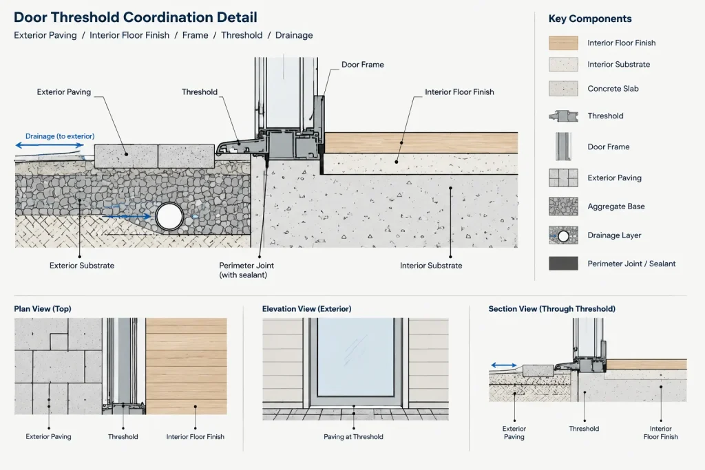 How to Draft Door and Window Head, Jamb, and Sill Details in CAD architectural CAD illustration