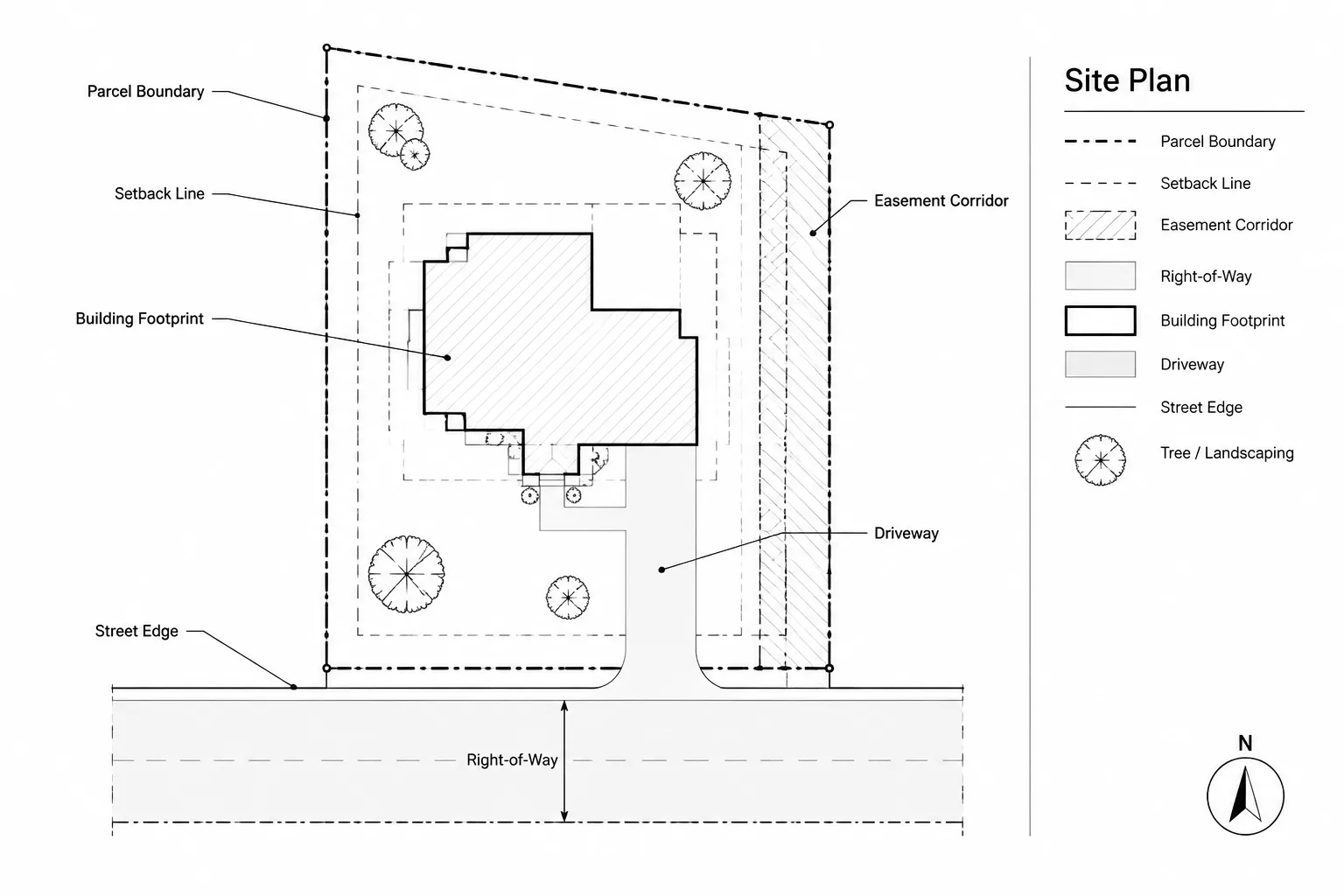 How to Draft Property Lines, Easements, and Setbacks in Architectural CAD