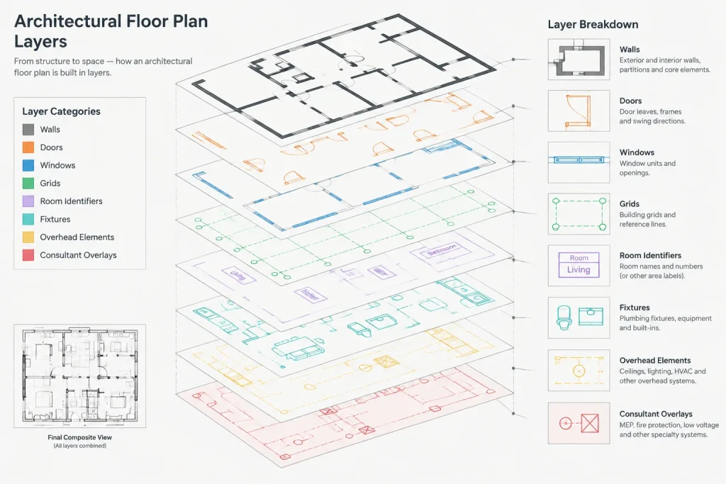 How to Prepare Architectural CAD Backgrounds for Consultants architectural CAD illustration