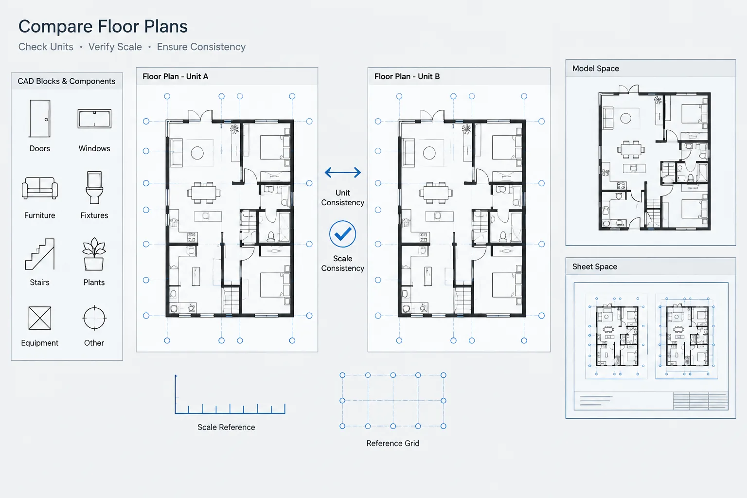 How to Verify Drawing Units and Scale in Architectural CAD Files