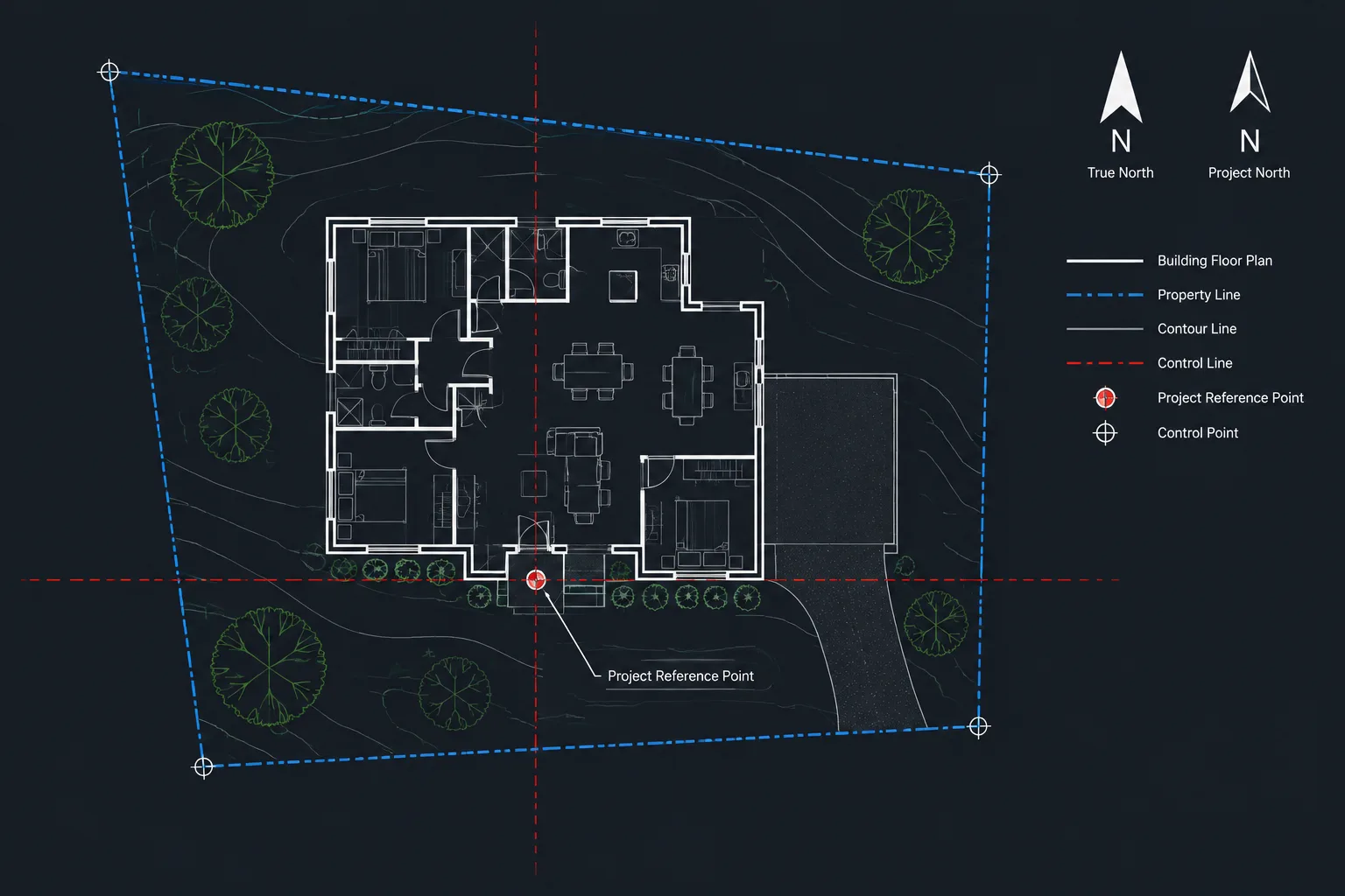 Project Origin and Coordinates in Architectural CAD: A Practical DWG Workflow