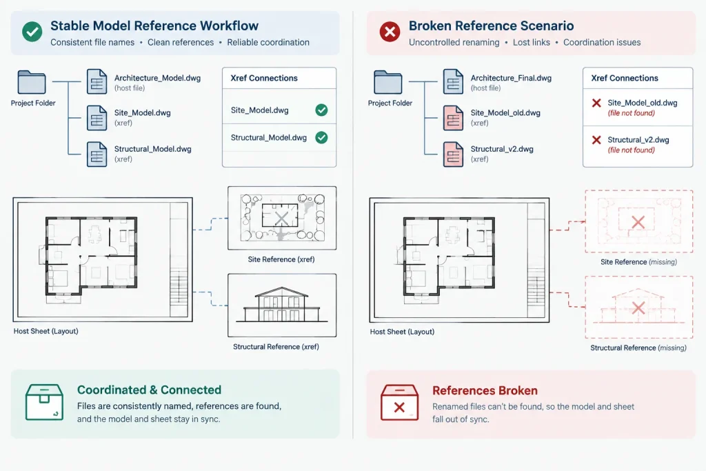 Architectural CAD File Naming and Version Control: A Practical DWG Workflow architectural CAD illustration