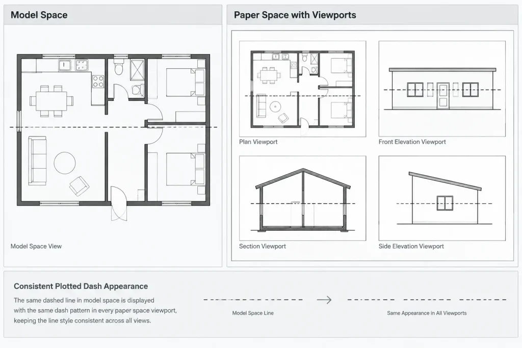 Architectural CAD Linetypes: A Practical Setup and Troubleshooting Guide architectural CAD illustration