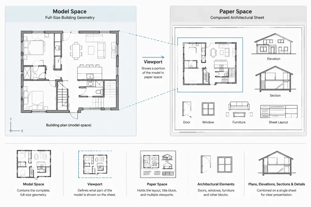 AutoCAD Drawing Units for Architecture: Setup, Verification, and File Coordination architectural CAD illustration