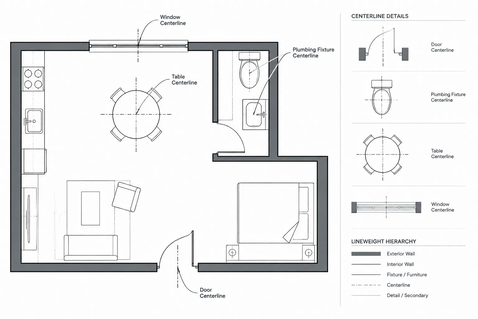 Centerlines in Architectural CAD: A Practical Drafting and Coordination Guide