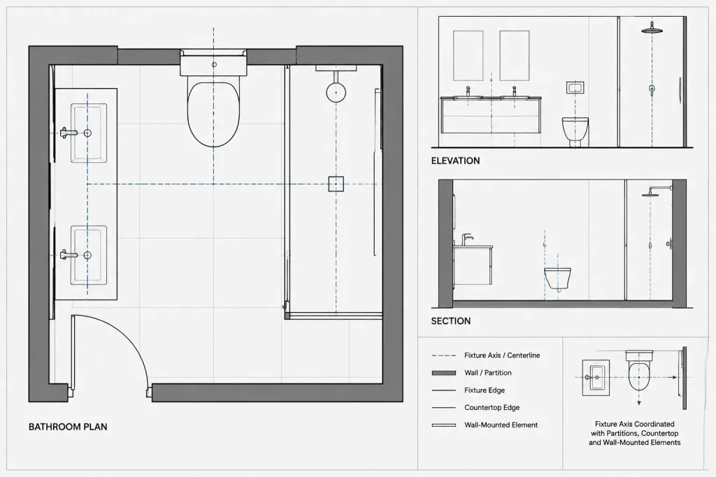 Centerlines in Architectural CAD: A Practical Drafting and Coordination Guide architectural CAD illustration