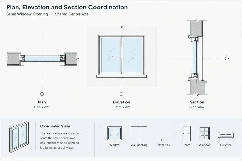 Centerlines in Architectural CAD: A Practical Drafting and Coordination Guide architectural CAD illustration