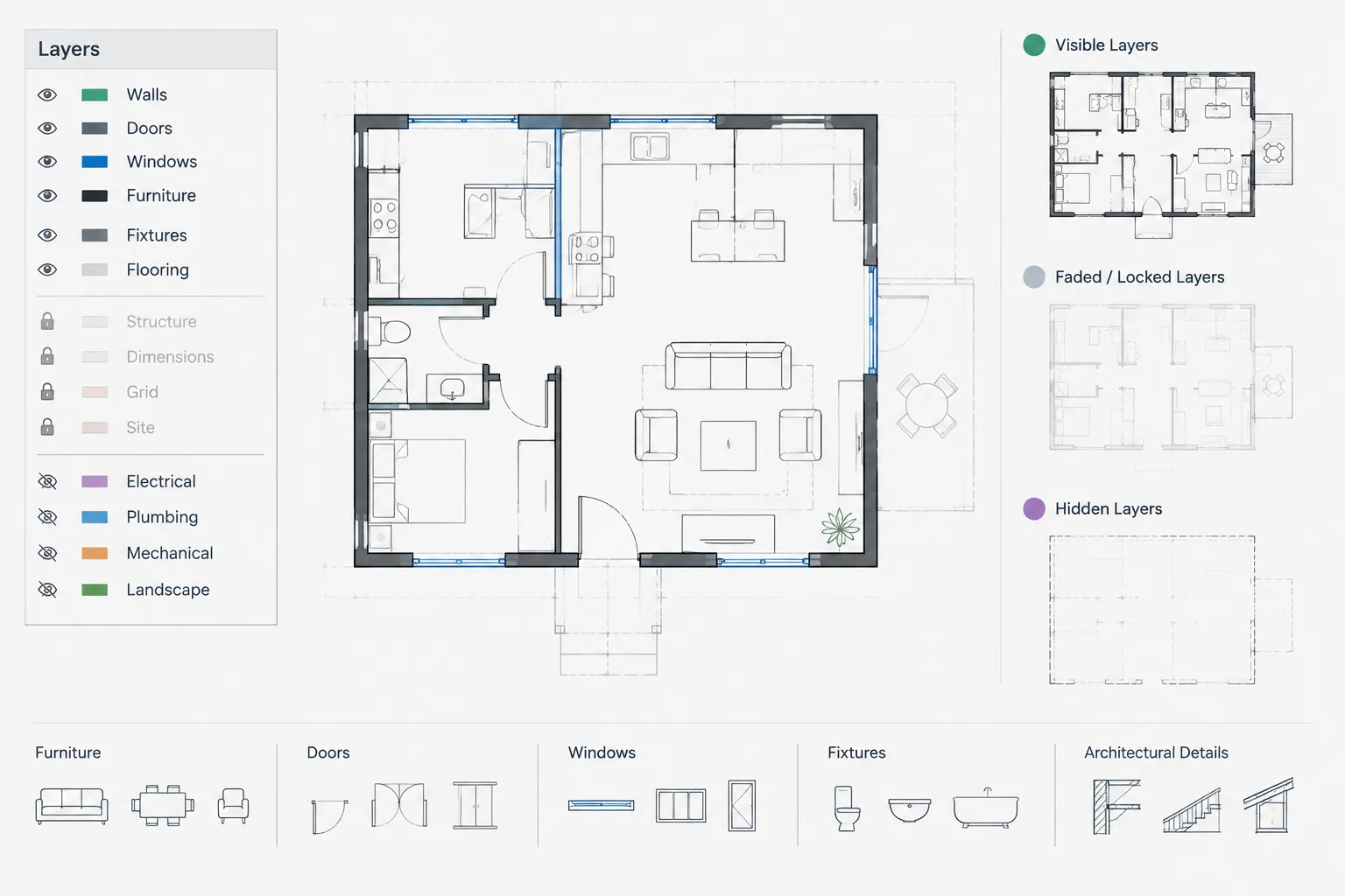 Freeze, Off, Lock, and Isolate: Architectural CAD Layer Visibility Controls Explained