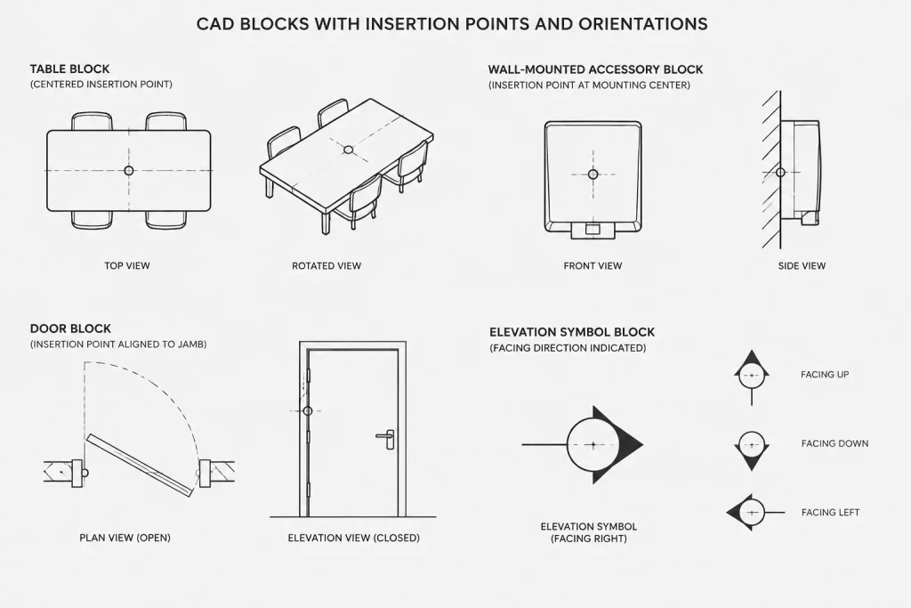 How to Build and Maintain an Architectural CAD Block Library architectural CAD illustration