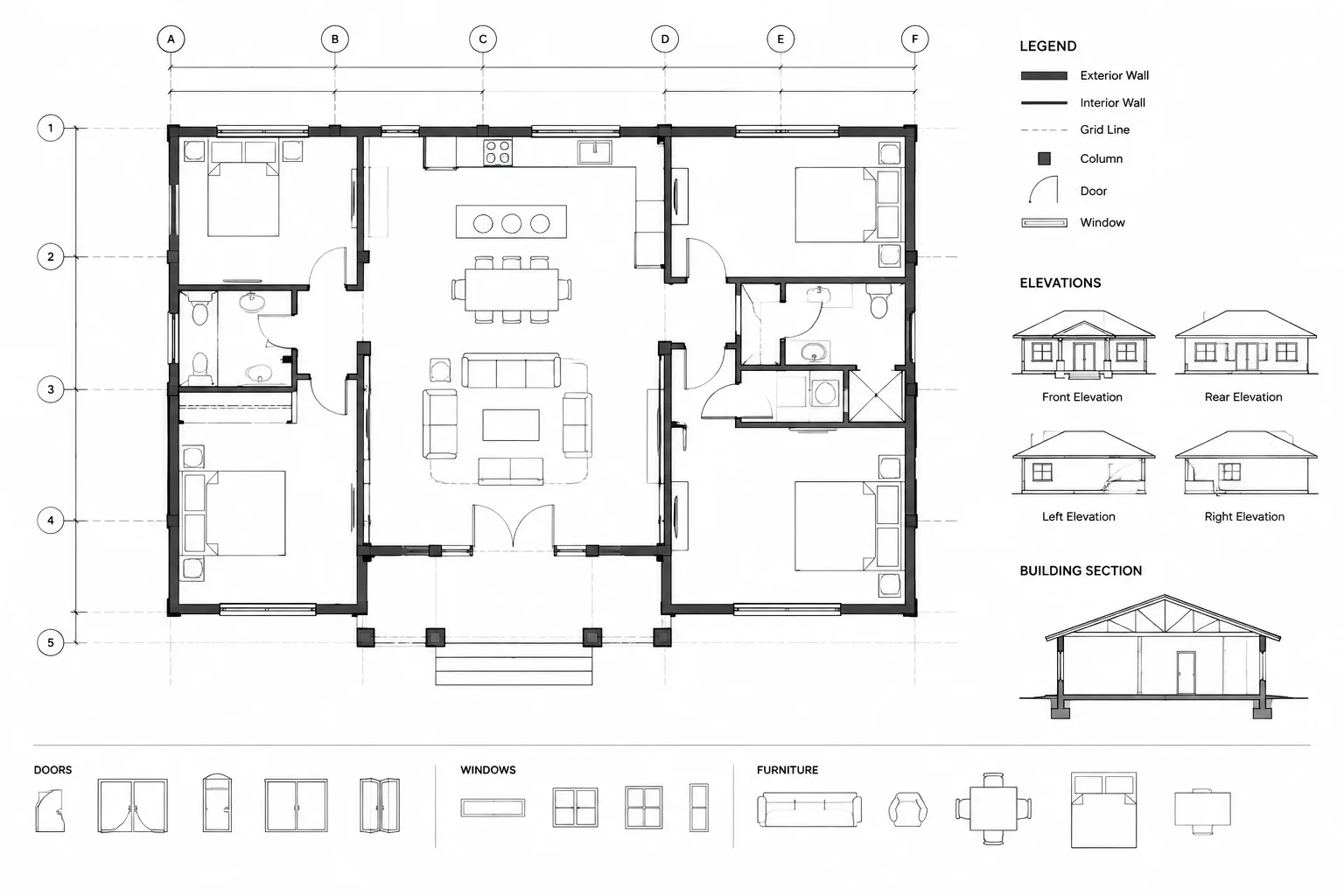 How to Dimension an Architectural Floor Plan in CAD
