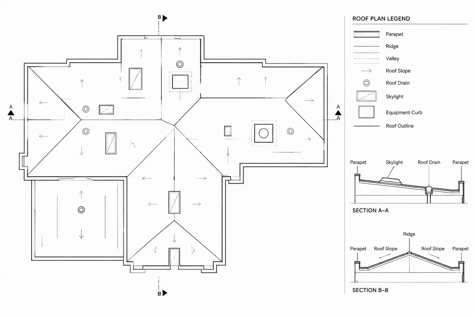 How to Draft and Coordinate an Architectural Roof Plan in CAD