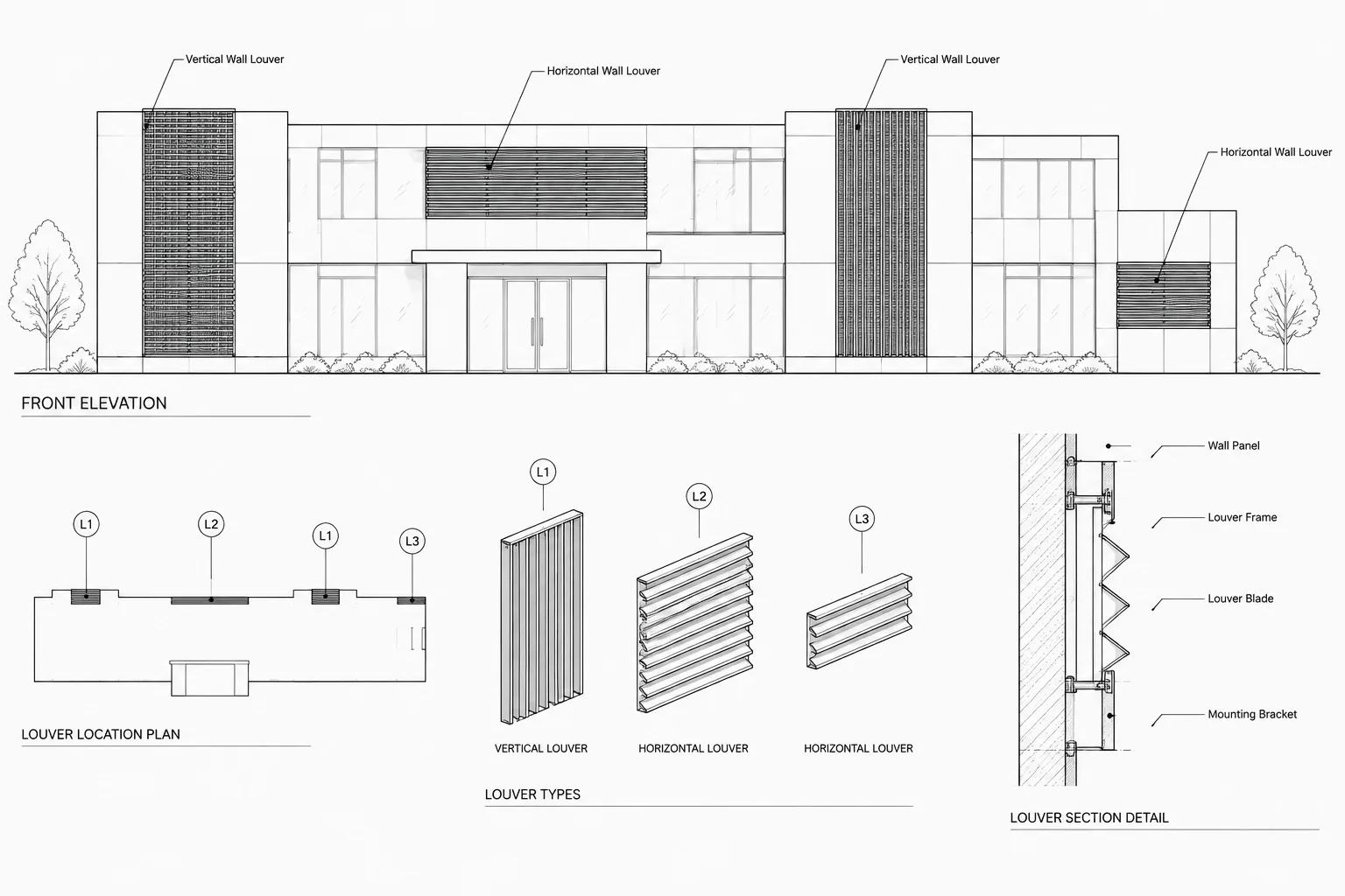 How to Draft and Coordinate Architectural Louvers in CAD