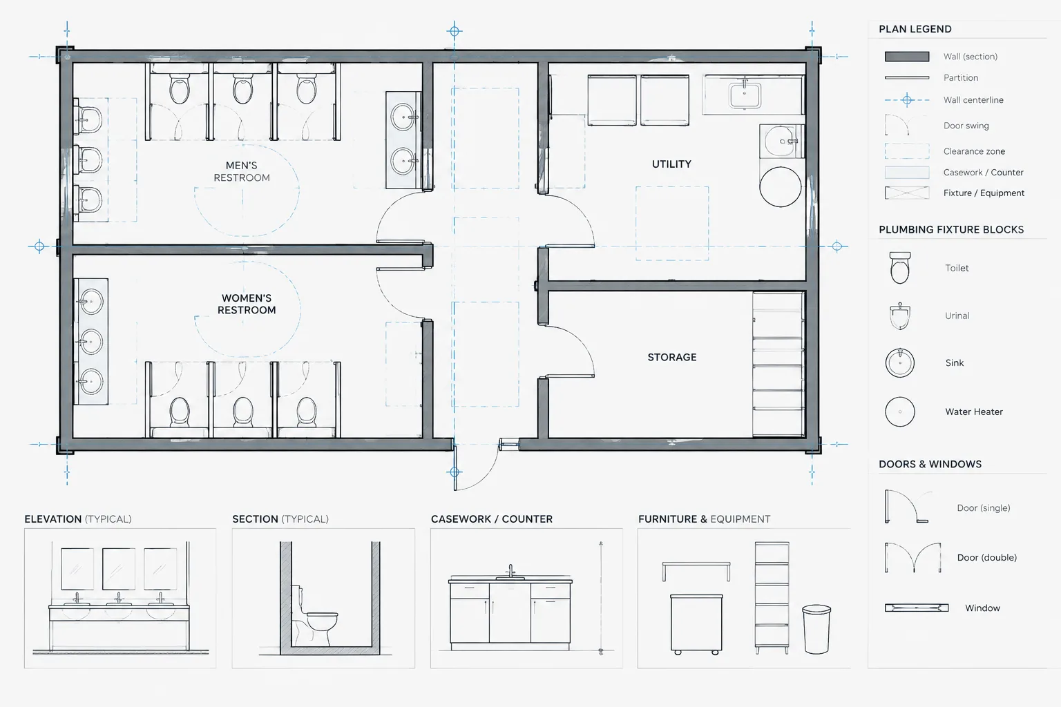How to Draft and Coordinate Plumbing Fixture Layouts in Architectural CAD